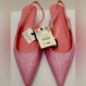 KITTEN HEEL SLINGBACK SHOES 💓